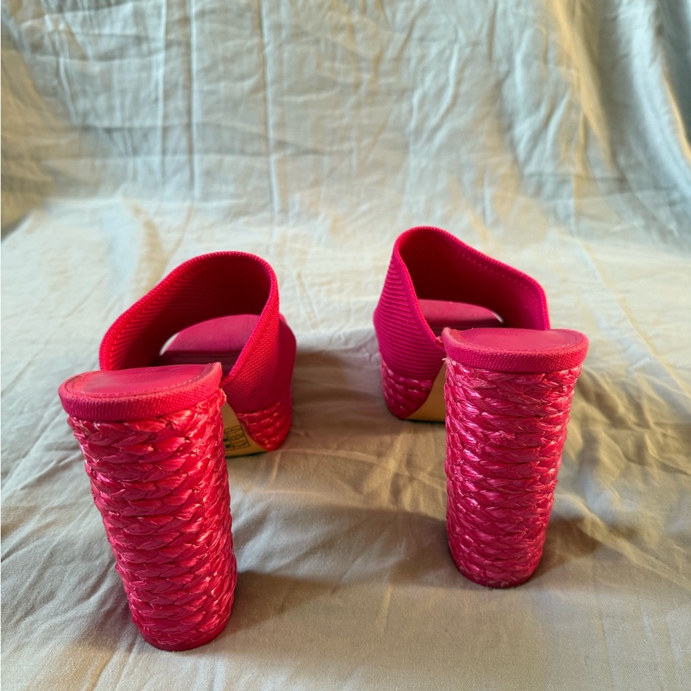Forever 21 Hot Pink Platform Slide Mules - Picture 6 of 14